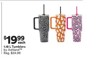 Michaels 1.18 L Tumblers by Ashland offer