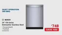 Visions Electronics 24 100 Series Dishwasher Stainless Steel offer
