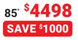 Visions Electronics SAMSUNG 85 The Frame Pro 4k Smart TV offer