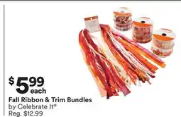 Michaels Fall Ribbon & Trim Bundles offer