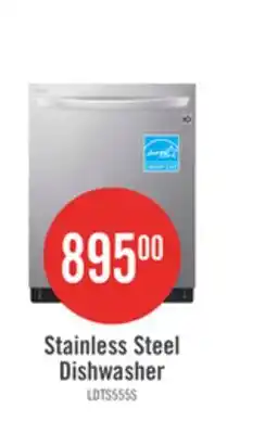 The Brick LG 24 46 dBA Built-In Top-Control Smart Dishwasher with QuadWash - Smudge Proof Stainless Steel offer