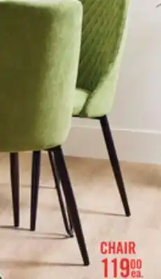 The Brick Miya Dining Chair with Polyester Fabric, Metal - Moss Green offer