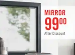 The Brick Casa Bedroom Dresser Mirror, Attachable, Wall Hanging, Wood - Black offer