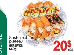 T&T Supermarket SUSHI MATSURI PLATEAU, 680G offer