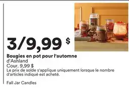 Michaels Bougies en pot pour l'automne d'Ashland offer