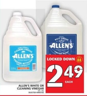 Food Basics Allen's White or Cleaning Vinegar offer