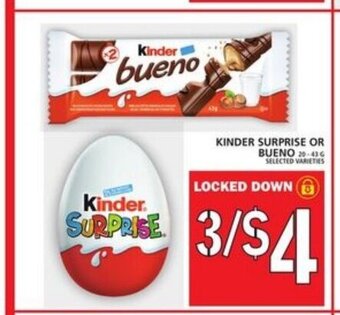 Food Basics Kinder Surprise or Bueno offer
