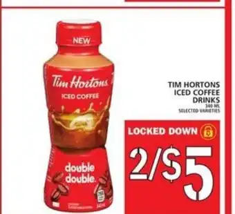 Food Basics Tim Hortons Iced Coffee Drinks offer