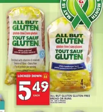 Food Basics All But Gluten Gluten-Free Breads or Buns offer