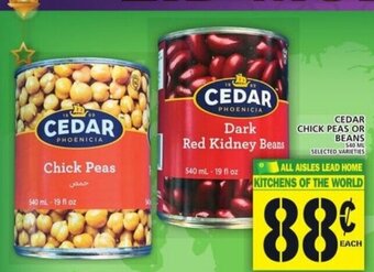 Food Basics Cedar Chick Peas or Beans offer