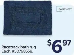 Walmart Racetrack bath rug offer