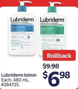 Walmart Lubriderm lotion offer