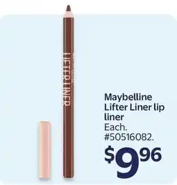 Walmart Maybelline Lifter Liner lip liner offer