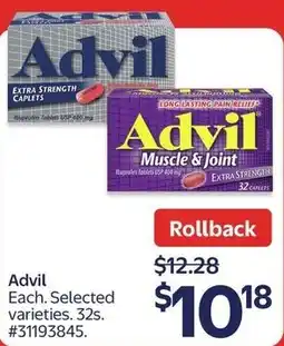 Walmart Advil offer