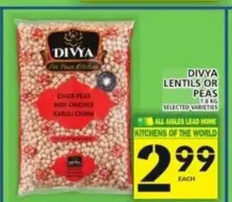Food Basics Divya Lentils or Peas offer