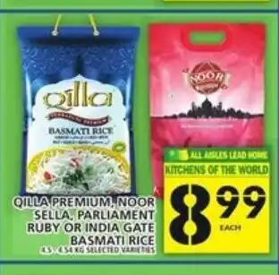 Food Basics Qilla Premium Noor Sella Parliament offer