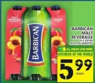 Food Basics Barbican Malt Beverage offer