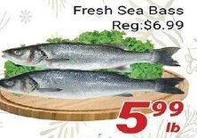Nations Fresh Foods Fresh sea bass offer