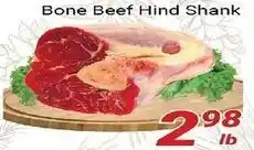 Nations Fresh Foods Bone beef hind shank offer