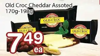 Nations Fresh Foods Old croc cheddar assoted offer