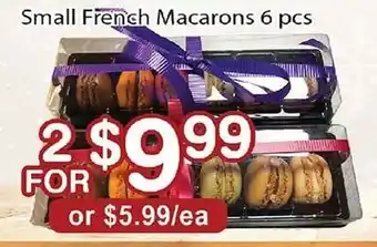 Nations Fresh Foods Small french macarons 6 pcs offer