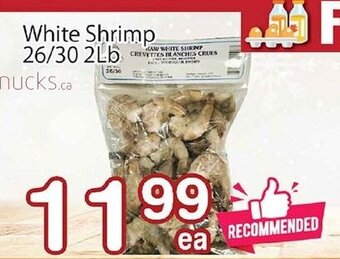 Nations Fresh Foods White shrimp offer