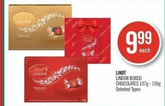 Shoppers Drug Mart Lindt offer
