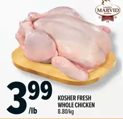 Metro Kosher fresh whole chicken offer