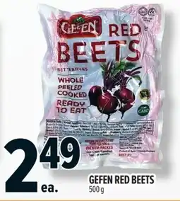 Metro Gefen red beets offer