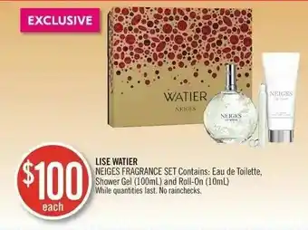 Shoppers Drug Mart Lise watier offer