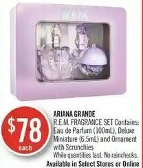 Shoppers Drug Mart Ariana grande offer