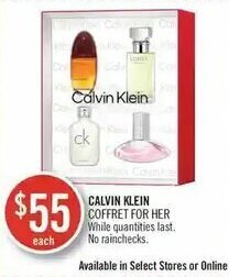 Shoppers Drug Mart Calvin klein offer