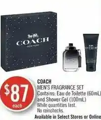 Shoppers Drug Mart Coach offer