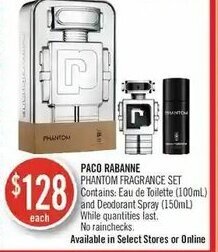 Shoppers Drug Mart Paco rabanne offer