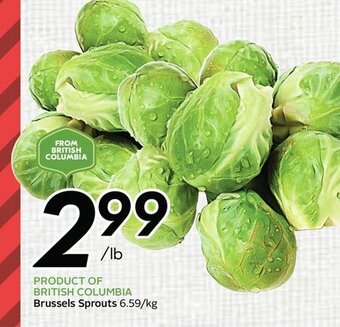 Safeway Brussels sprouts offer