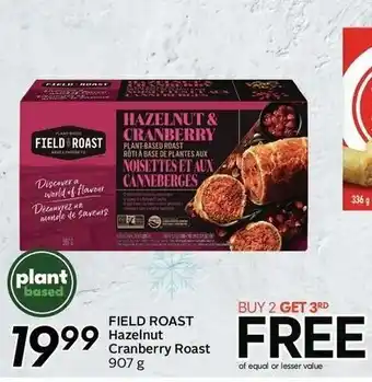 Safeway Field roast hazelnut cranberry roast offer