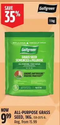 Canadian Tire ALL-PURPOSE GRASS SEED, 1KG offer