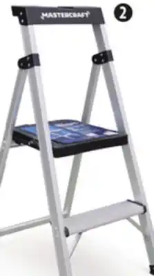 Canadian Tire Mastercraft ALUMINUM 2-STEP STOOL offer
