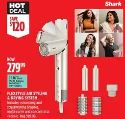 Canadian Tire Shark FLEXSTYLE AIR STYLING & DRYING SYSTEM offer
