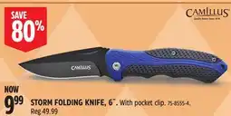 Canadian Tire Camillus STORM FOLDING KNIFE offer