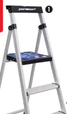 Canadian Tire MASTERCRAFT ALUMINUM 3-STEP STOOL offer
