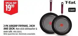 Canadian Tire 2-PK AIRGRIP FRYPANS, 24CM AND 28 CM offer