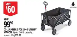 Canadian Tire Woods COLLAPSIBLE FOLDING UTILITY WAGON offer