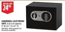 Canadian Tire GUARDWELL ELECTRONIC SAFE offer