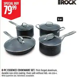 Canadian Tire THE Rock 8-PC ESSENCE COOKWARE SET offer