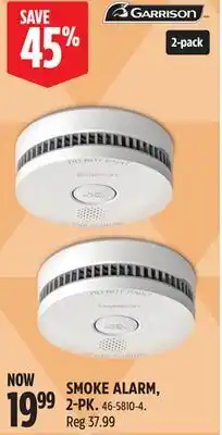 Canadian Tire Garrison SMOKE ALARM offer