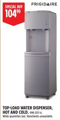 Canadian Tire Frigidaire TOP-LOAD WATER DISPENSER, HOT AND COLD offer