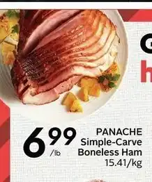 Safeway Panache Simple-Carve Boneless Ham offer