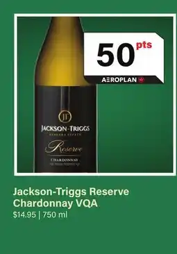 LCBO Jackson-Triggs Reserve Chardonnay VQA offer