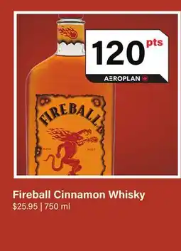 LCBO Fireball Cinnamon Whisky offer